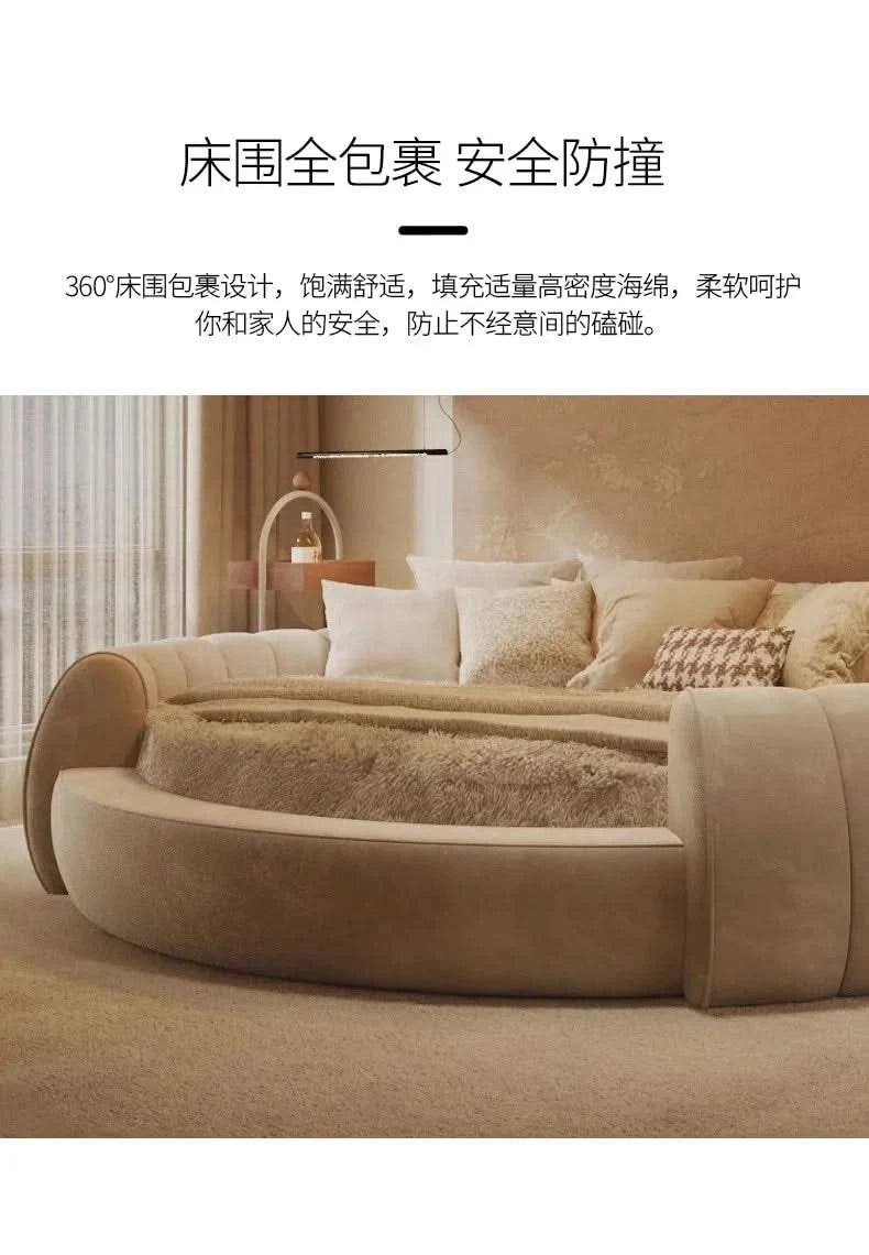 Bedside Table Unique Bed Modern Luxury Lounge French Bed Sleeping Multifunctional Muebles Para Dormitorio Home Furniture