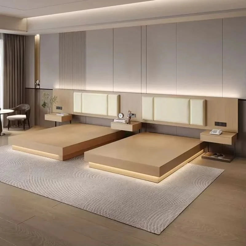 Factory Supply Hotel 5 Star Comfortable Modern Star Custom Hotel Bedroom Furniture Luxury king Size Hotel Bedroom Set