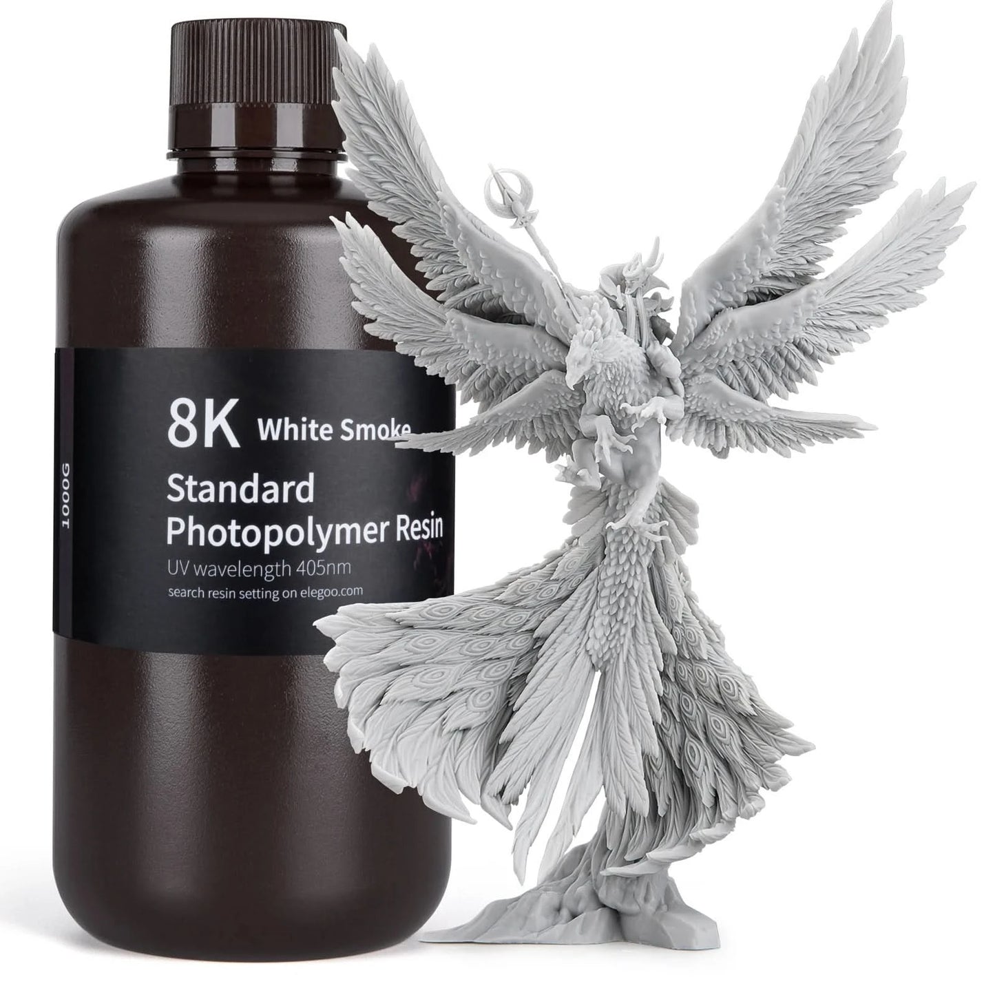 Elegoo 1KG/2KG/4KG UV-Harz 2.0 für 3D-Drucker SATURN 3 ULTRA 3D-Druckmaterial UV-Harz normal 1kg Flüssigkeitsflasche