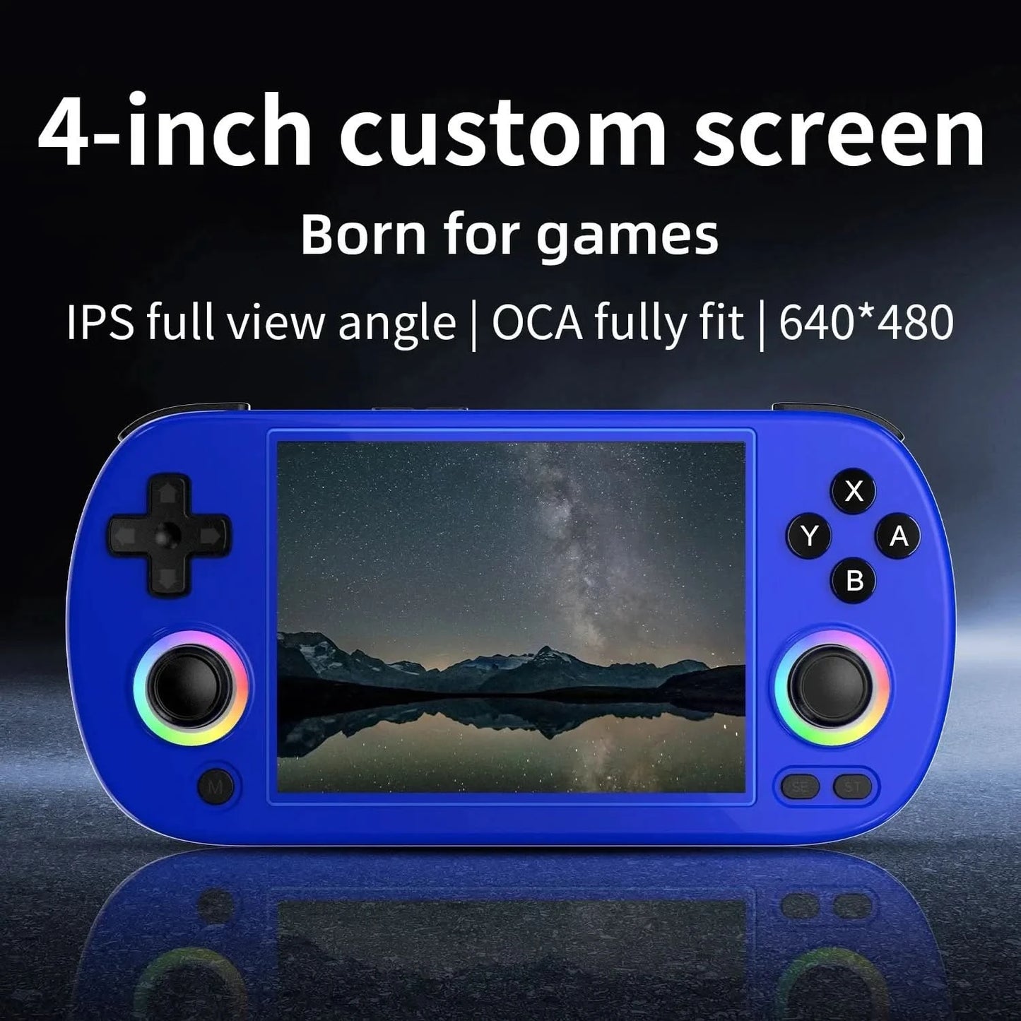 ANBERNIC RG40XX H Retro-Handheld-Spielkonsole RG40XXH Videoplayer Smartpro 4,0 Zoll IPS-Bildschirm Linux 5G WIFI 256G 300+ PSP-Spiele