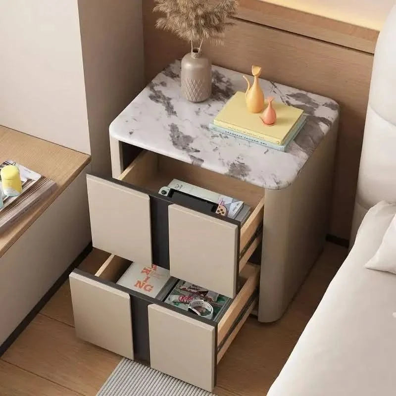 Corner Luxury Bed Table Organizer Accessories Modern Adult Bedside Table Bedroom Essentials Muebles Para Hogar Room Furnitures