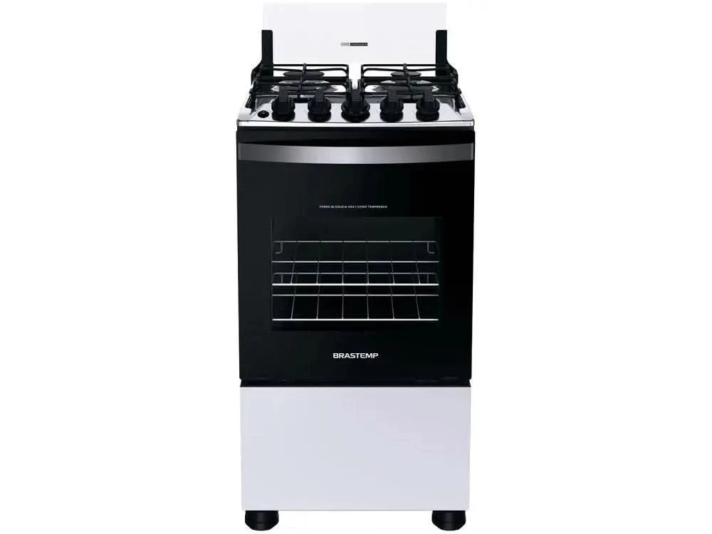 4-Flammen-Gasherd Brastemp White BFO4NBB - Bivolt