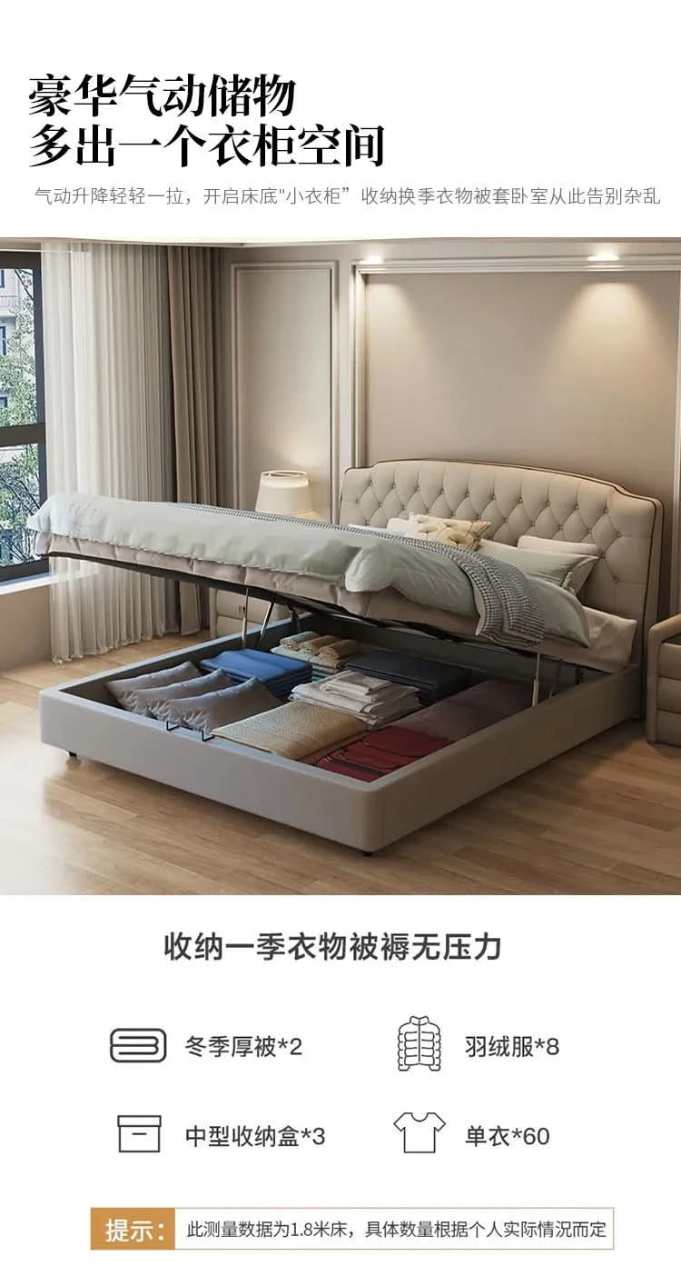 Couples Highly Effective Wardrobe Bed Restaints Adult Queen Size Household Solid Bed Living Room Lounges Camas Furniture Home