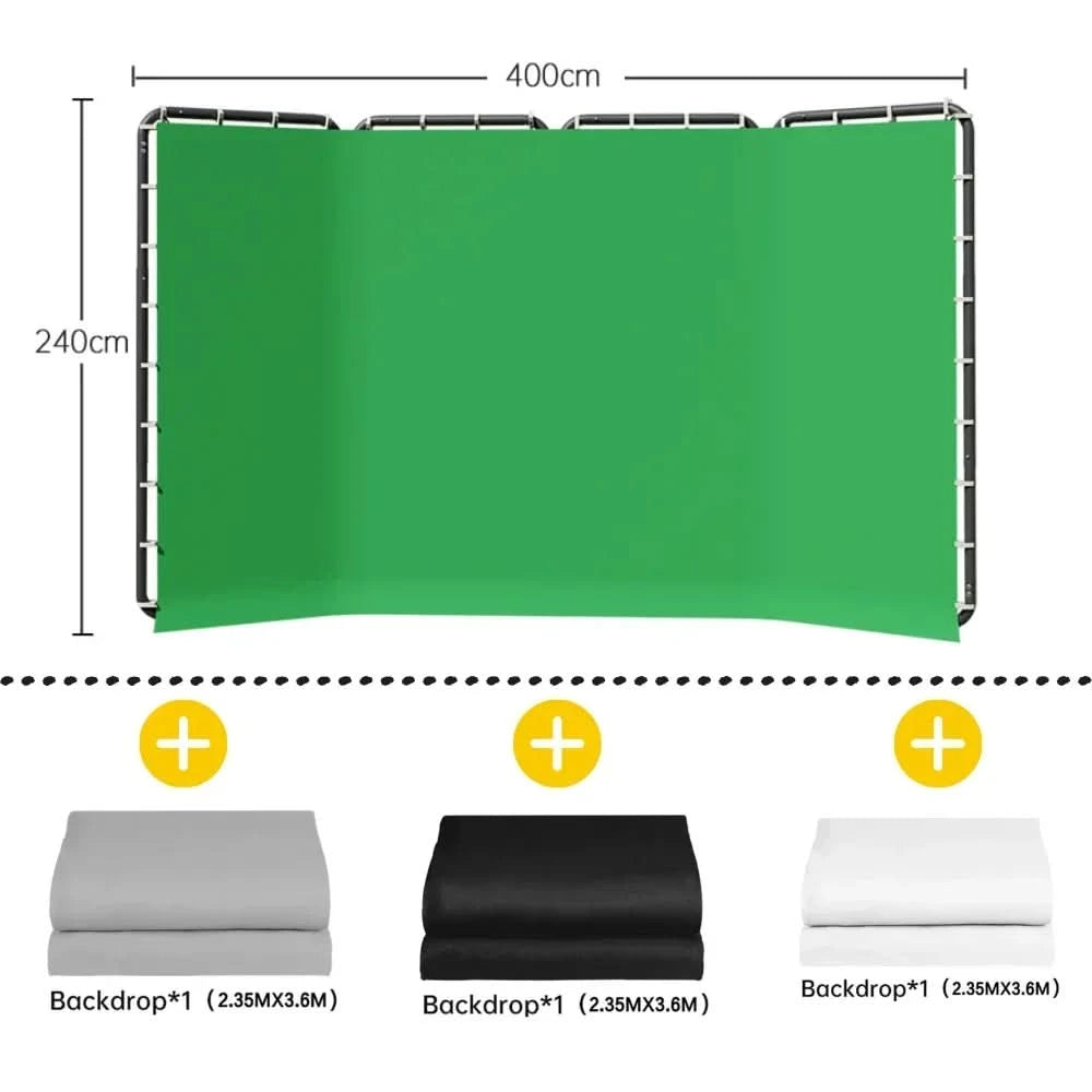 Background Stand Frame Photography Background Green Screen Wall Foldable Photo Booth Studio Background Festival Halloween Christ