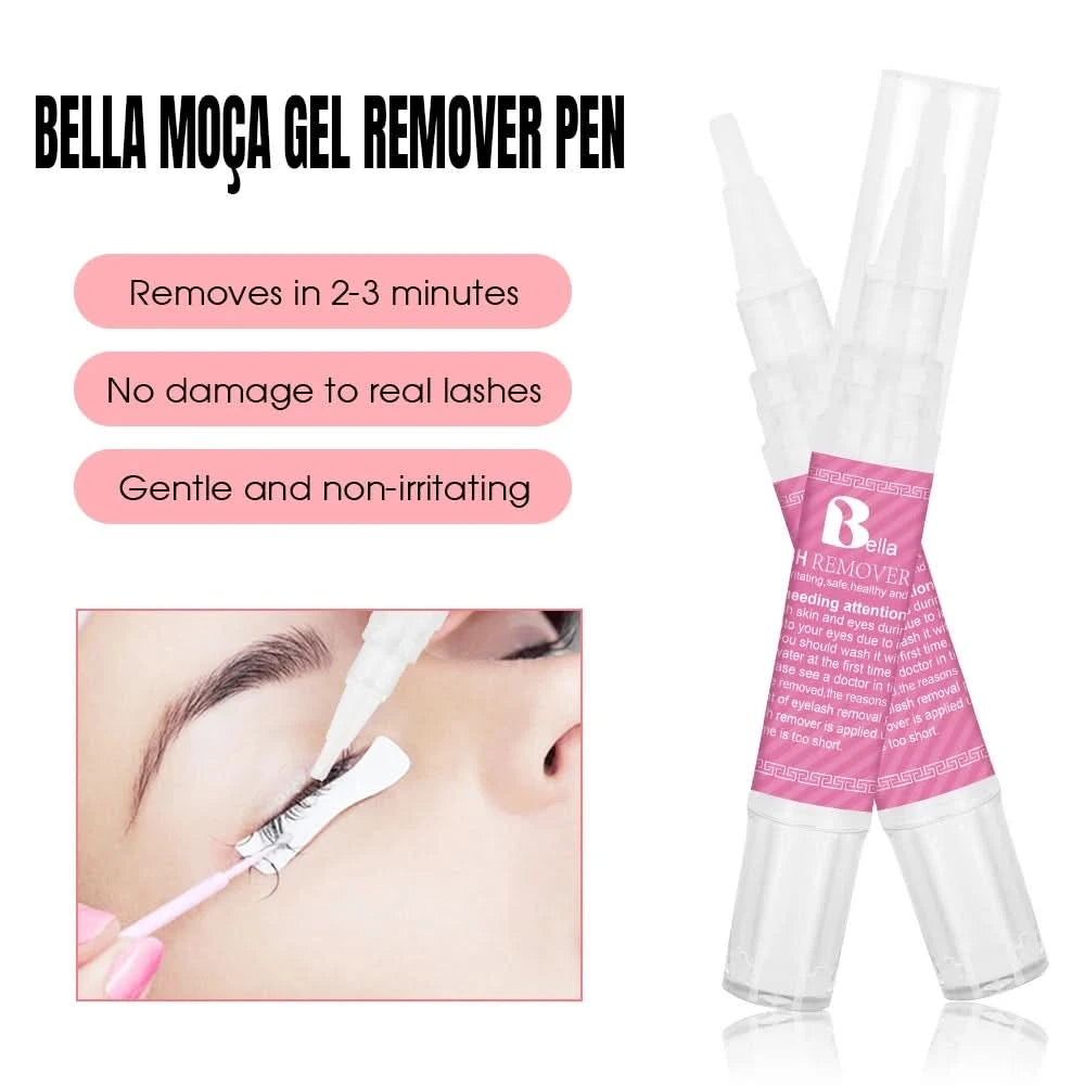 5 Stück Wimpernkleberentferner 10ml Wimpernkleberentferner Wimpernverlängerungskleberentferner Nicht reizend Schnelle Entladung Klebstoff Make-up