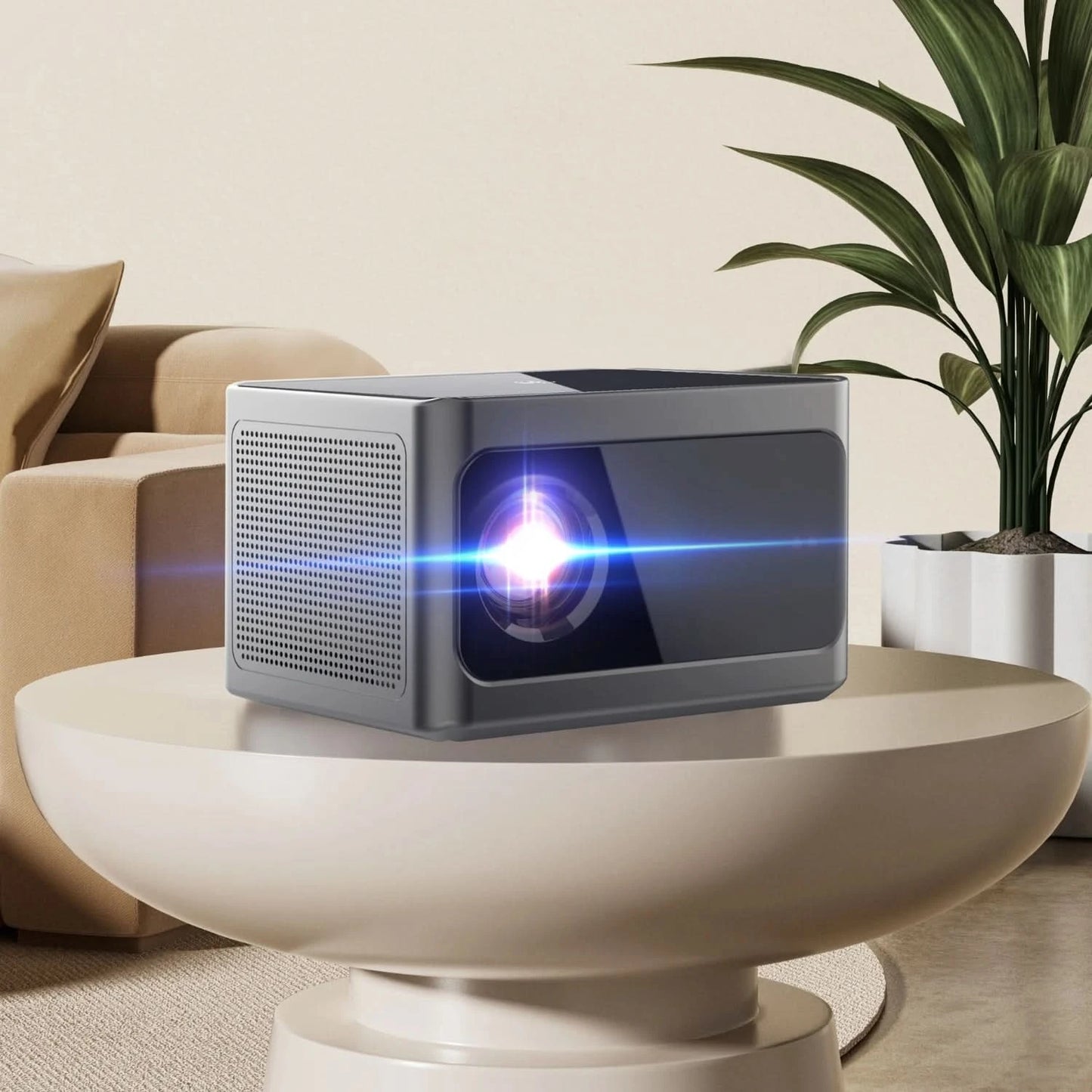 WZATCO A9 300inch 1080P Fully Automatic 4K HDR Auto focus Android 32GB Wifi Smart RJ45 LED Projector LCD Proyector Home Beamer