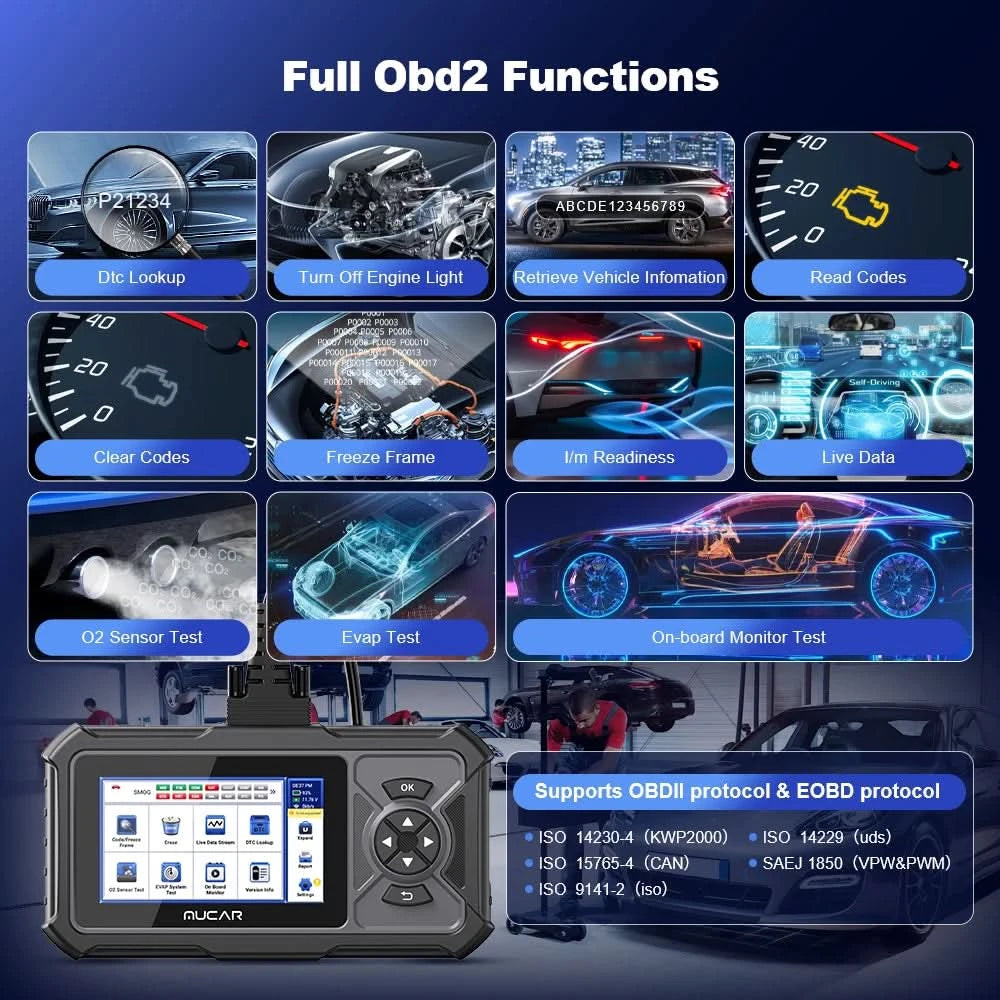 MUCAR CDE900 PRO Diagnosewerkzeuge für Auto Obd2 Code-Lesegerät Diagnose Autos Lebenslanges kostenloses Update OBD2 Scanner Werkzeuge für Mechaniker