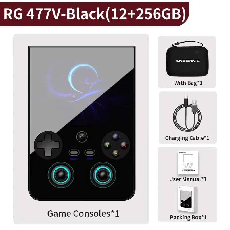 Anbernic RG477V Retro Handheld Video Game Console 4.7 LTPS In-Cell display Android14 5G SOC chip Video Player PSP PS2 RG 477V
