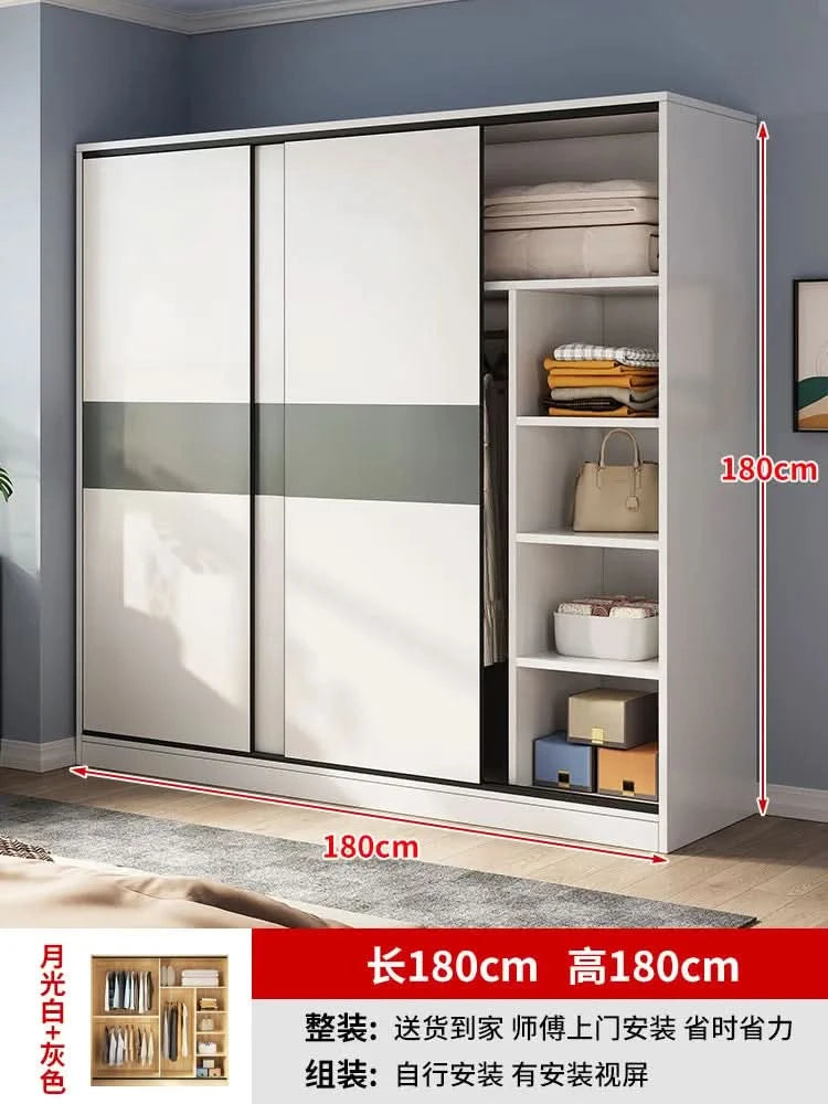 Bedroom Full Size Wardrobes Crafts Storage White Aesthetic Floor Small Wardrobe Dressers Sets Szafy Do Sypialni Home Furniture