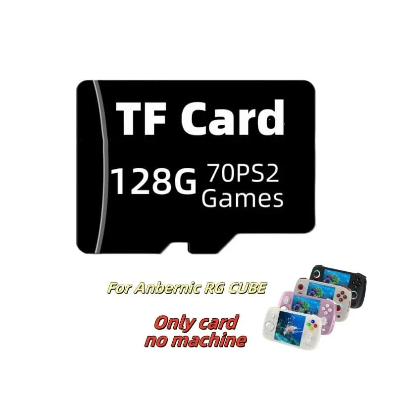 Spielkarte für Anbernic RG CUBE TF-Karten-Speicherkarte Retro-Spiele PS2 PSP PS1 3DS Android Handheld-Spielkonsole Gaming 512G Geschenk