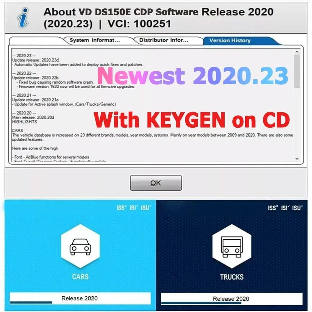2024 NEW Diagnostic VdIJk Autocoms Pro Vd Ds150e Cdp 2021.11 KEYGEN TNESF DELPHIS ORPDC Cars Trucks Scanner BEST  Tools