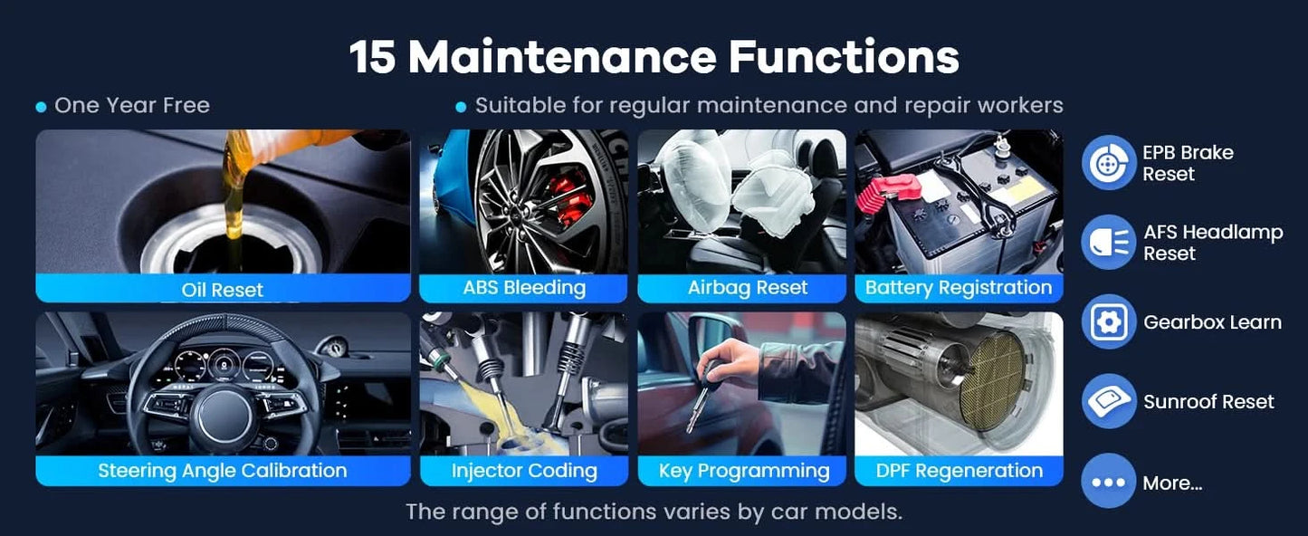 10pcs-100pcs MUCAR BT200/BT200 Pro OBD2 Diagnostic Tool Full System Diagnosis for all cars lifetime free, 15 reset service