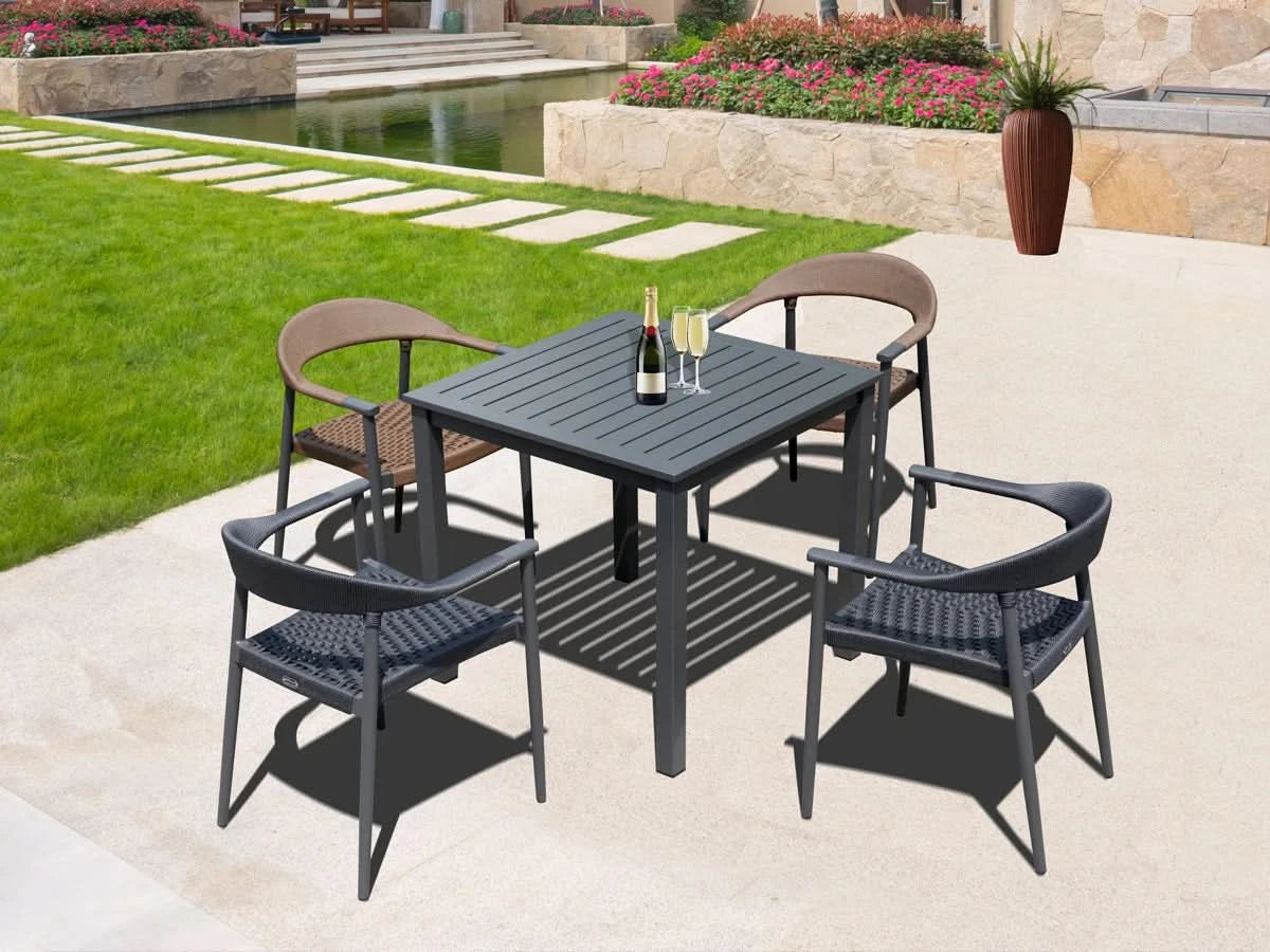 KT High End  Garden Furniture Set Outdoor Table Sets for Hotel Restaurant Garden