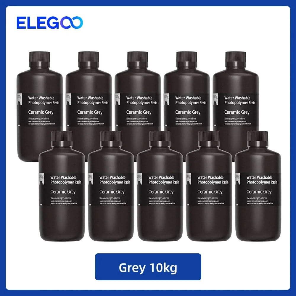 ELEGOO Water Washable 3D Druckerharz LCD UV-härtendes Harz 405nm Standard Photopolymerharz für LCD 3D-Druck 1000g 8 Farben