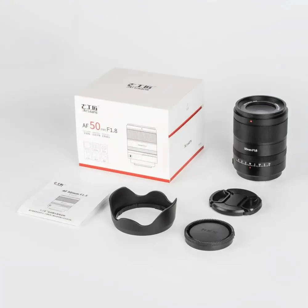 7artisans 50mm F1.8 Full Frame AutoFocus Camera Lens for Sony E Mount A7 A7R A7C A9 Nikon Z Mount Z7 Z6 Z5 Z9 Z50