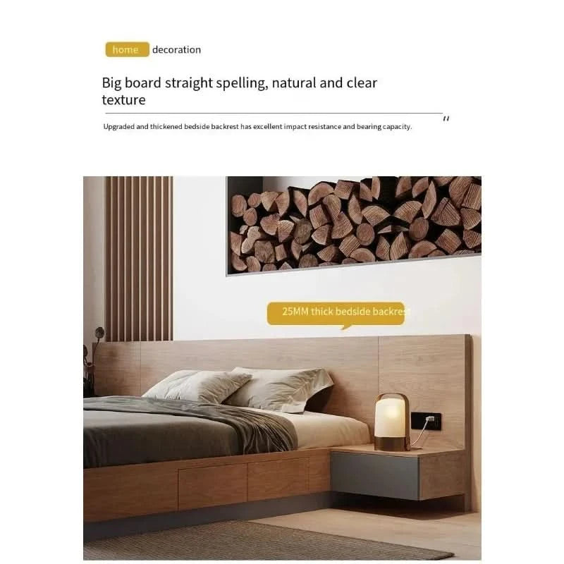Unique European Double Bed Platform Elegant Pretty Solid Wood Luxury Bed Bases Bedroom Modern Camas Queen Size Furniture Home