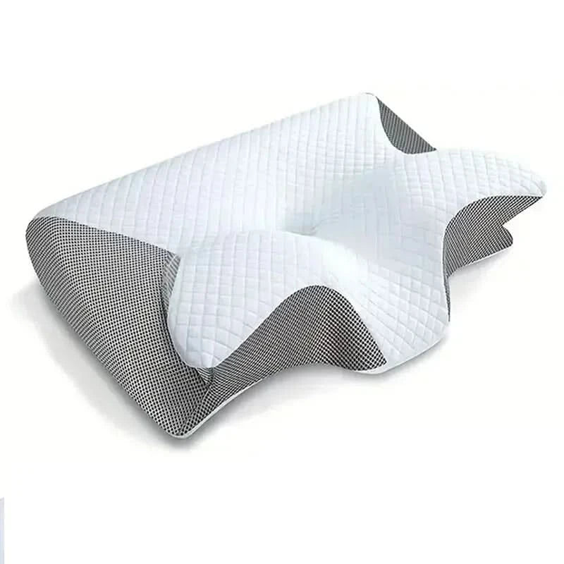 Neues 2-in-1 ergonomisches Memory-Foam-Kopfkissen