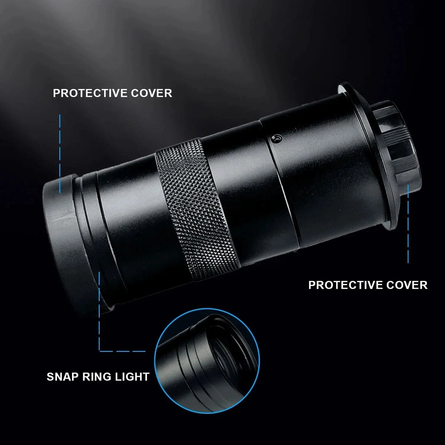 13MP Video Microscope HDMI VGA Industrial Microscope Camera 1-130X/150X/215X C mount Lens For Soldering Repair Image Collection