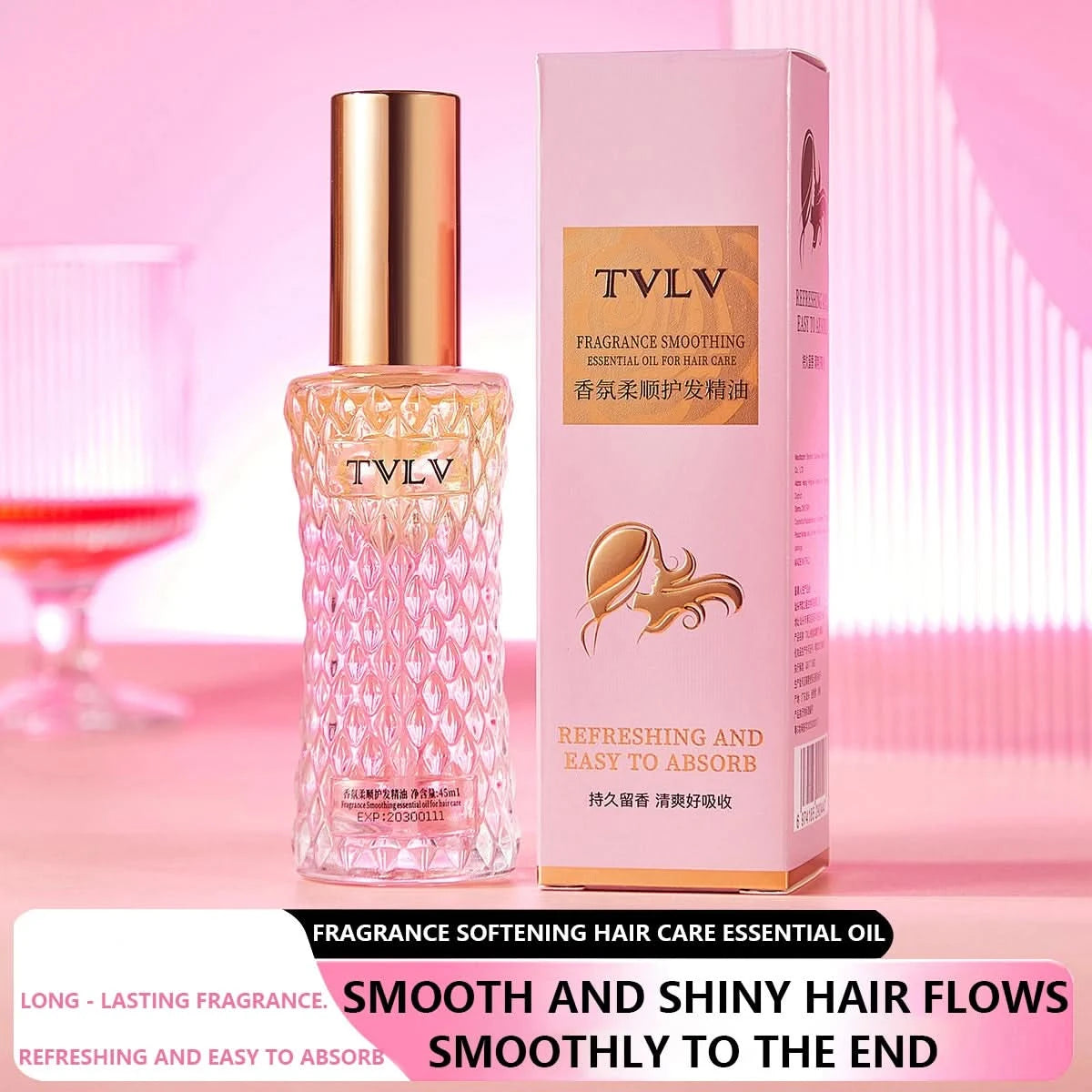 2 - in - 1 Hair Repair Perfume Hair Care Essential Oil: Deep Cleansing, Refreshing Scalp, Deep Care
