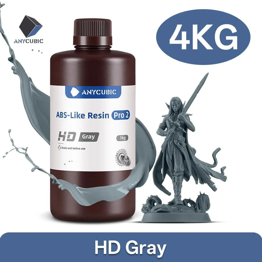 ANYCUBIC Like ABS Pro 2 405nm 3D Printer UV Resin For LCD SLA DLP Printers Quick Curing Liquid Bottle Resina For Photon Mono 2