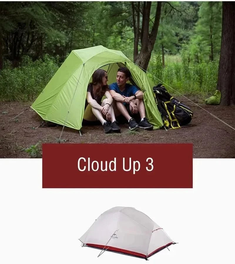 Naturehike Brazil Cloud Up 1-2-3P Camping Rucksack Outdoor Ultraleicht Wasserdichtes Zelt Camping Strandzelt
