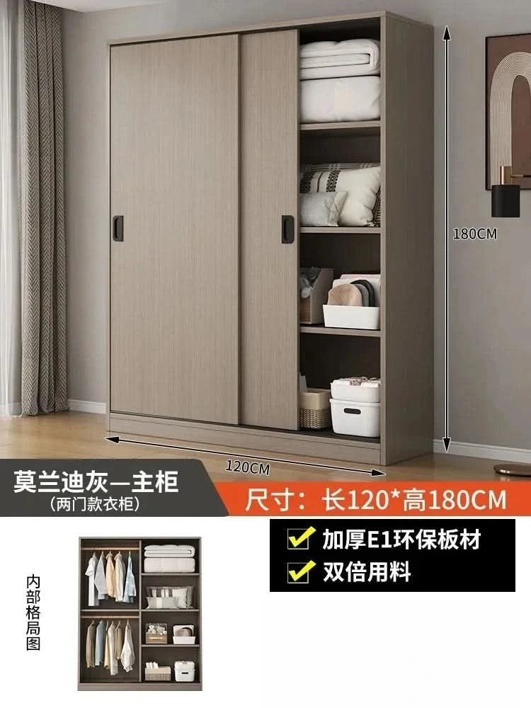 ZEco White Design Kleiderschränke Organizer Schiebetür Schlafzimmer Schrank Kleiderschränke Aufbewahrungsregal Armoires De Chambre MöbelZ