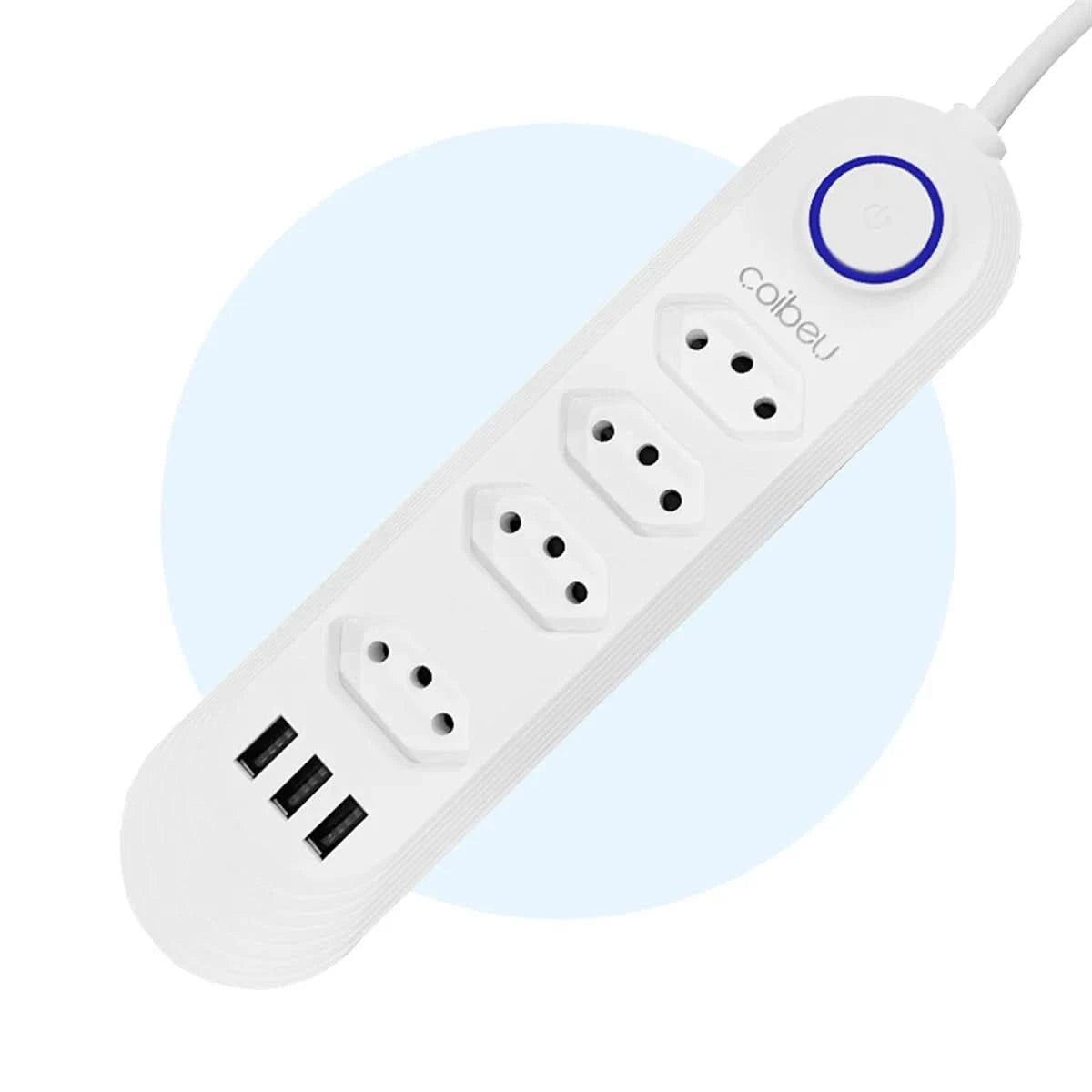 Mehrfachsteckdose, Steckdosenleiste, USB-Steckdose, Steckdosenleiste mit Filter, Steckdosenleiste, Verlängerungskabel, 110-220V, 10A