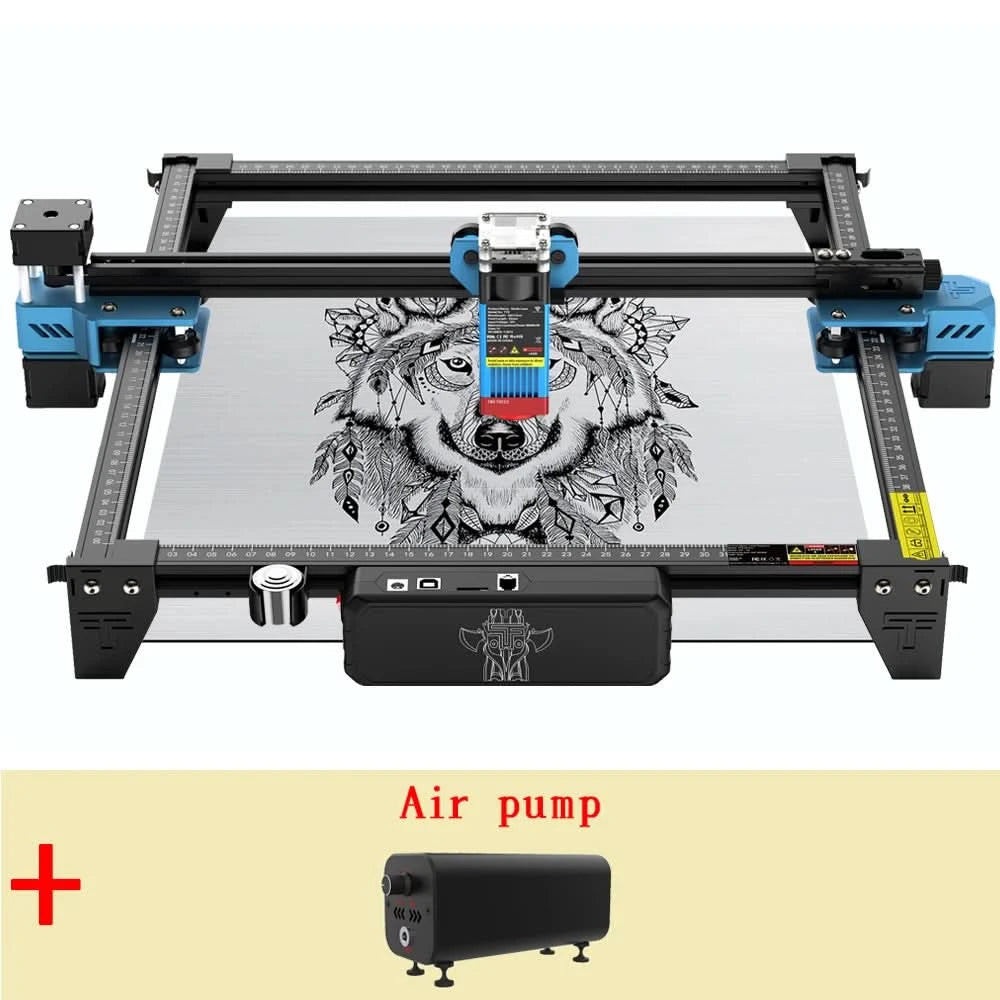 Twotrees 40W/80W Woodworking CNC Laser Engraver TTS PRO Wifi APP Control Metal Glass Ceramic Engraving Wood MDF Acrylic Cutting