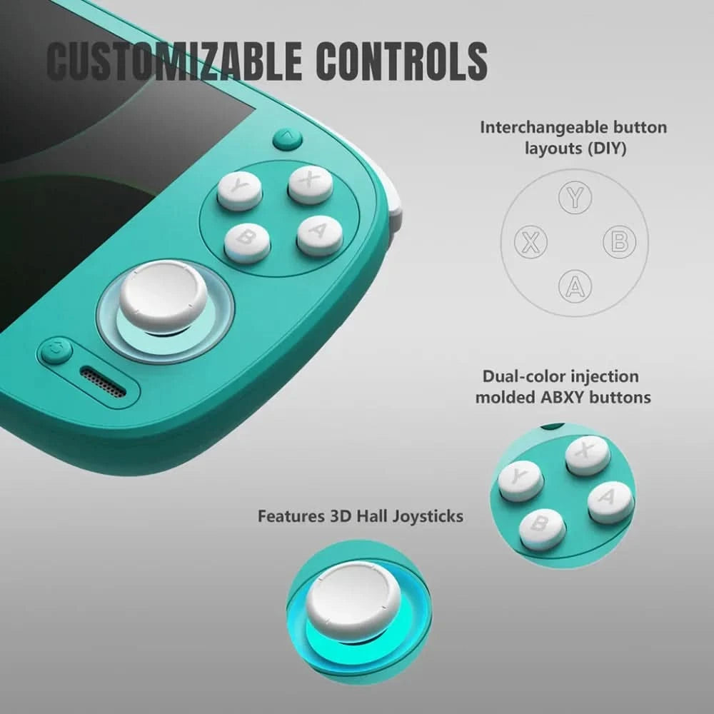 Retroid Pocket G2 Handheld-Spielkonsole Android 15 5,5 Zoll 1080P AMOLED Bildschirm 5000mAh Hall-Effekt Joystick RP G2 Spielekonsole