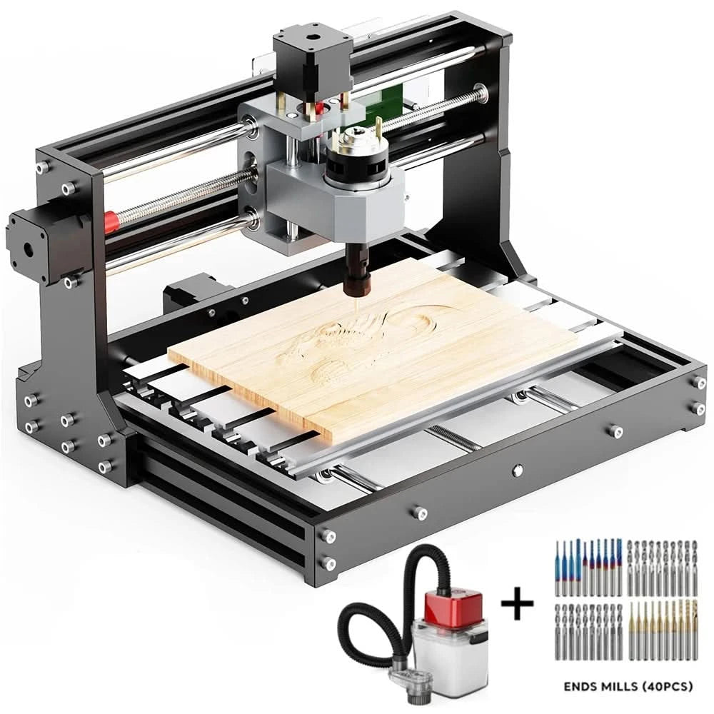 Twotrees TTC3018 CNC-Fräsmaschine Lasergraviermaschine CNC-Router DIY-Werkzeug Metall Kunststoff Acryl PVC Holzplatte GRBL