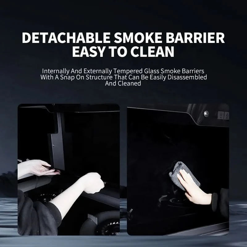 Hot Selling 3-in-1 Smart Home Integrated Stove Glass Cooker With Smoke Extractor Cleaning Cabinet For Gas/Electric Household Use