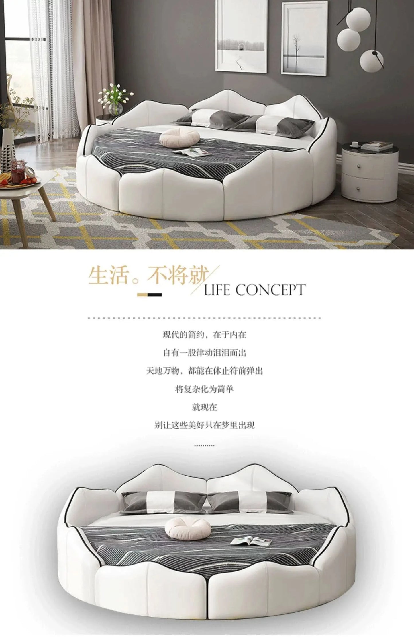 Bedrooms King Size Bed Luxury Aesthetic Two Persons Beds Wooden Frame Sleeping Muebles Para Dormitorio House Accessories