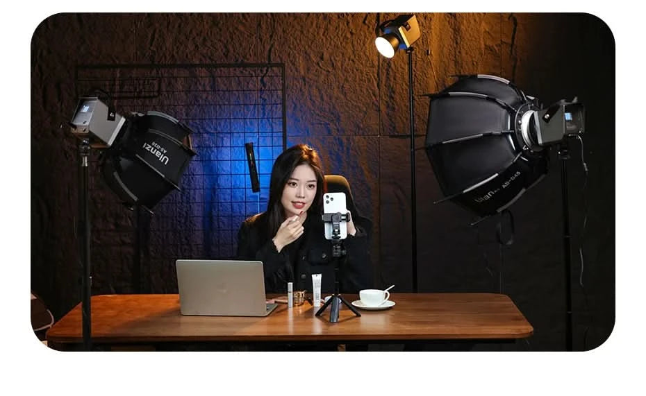 Ulanzi TT43 Reversible Leg Light Stand 1.9m Foldable Portable Light Stand Tripod for Max Load 3kg for DSLR Camera Smartphone