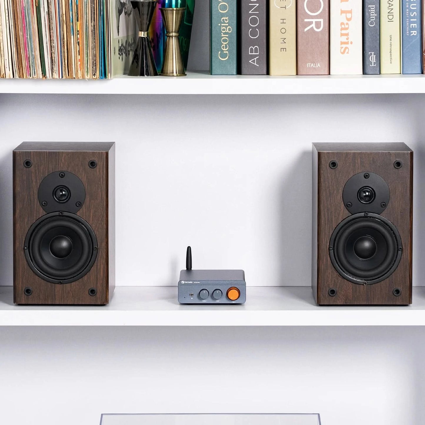 Fosi Audio BT20A Pro TPA3255 Bluetooth Sound-Endstufe 300W x2 Mini HiFi Stereo Class D Verstärker Bass Höhen für Heimkino