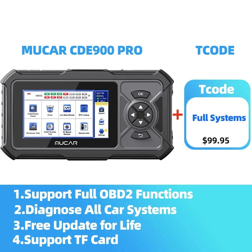 MUCAR CDE900 PRO Diagnosewerkzeuge für Auto Obd2 Code-Lesegerät Diagnose Autos Lebenslanges kostenloses Update OBD2 Scanner Werkzeuge für Mechaniker