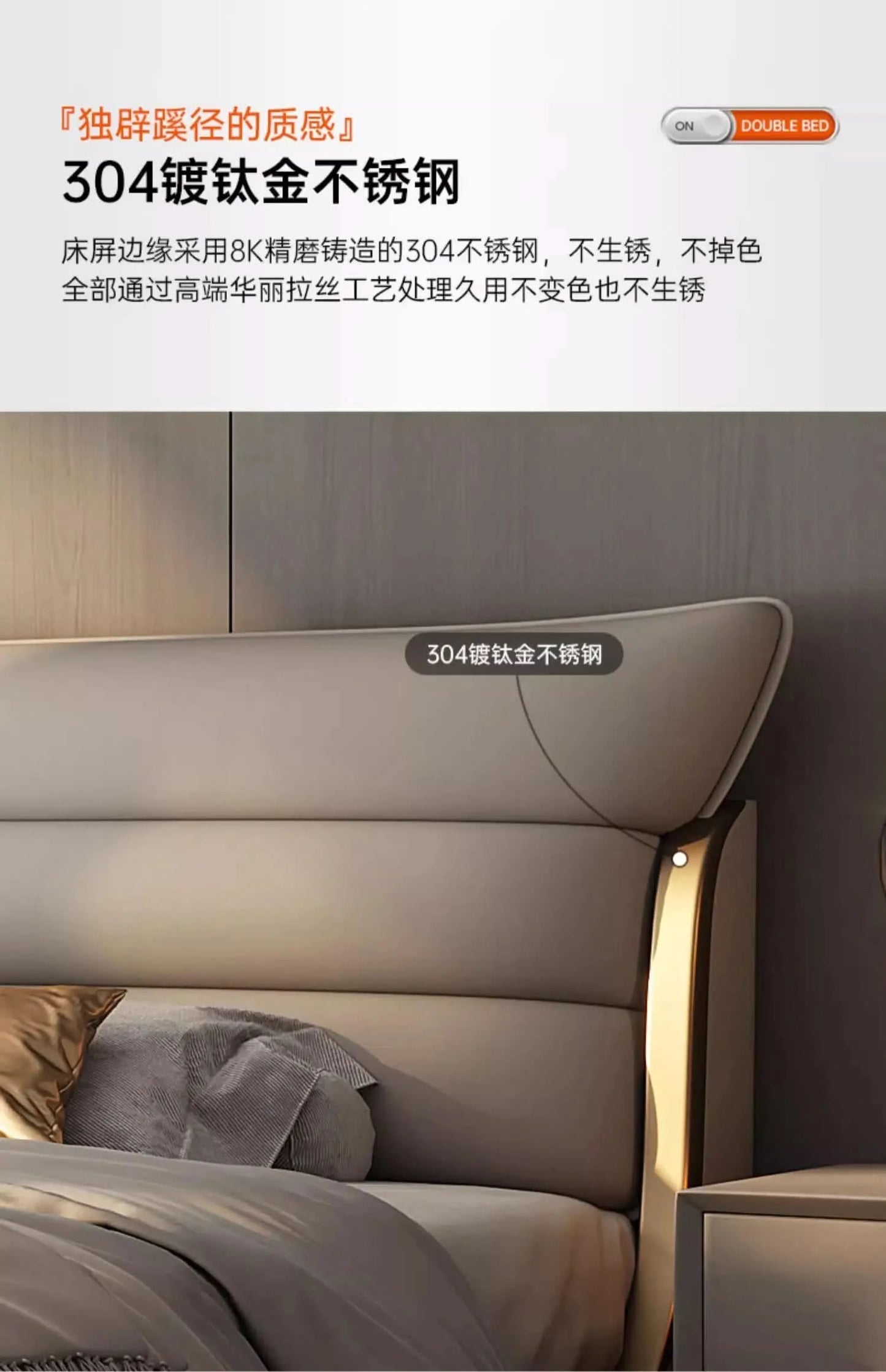 Modern Aesthetic Bed Multifonction Organiser King Size Double Bed Storage Space Marco De Cama Queen Moderno Luxury Furniture