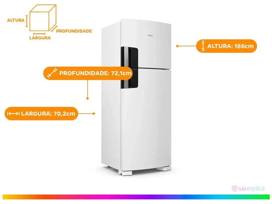 Consul Frost Free White Duplex Refrigerator/Cooler 451L CRM53FB - 110V