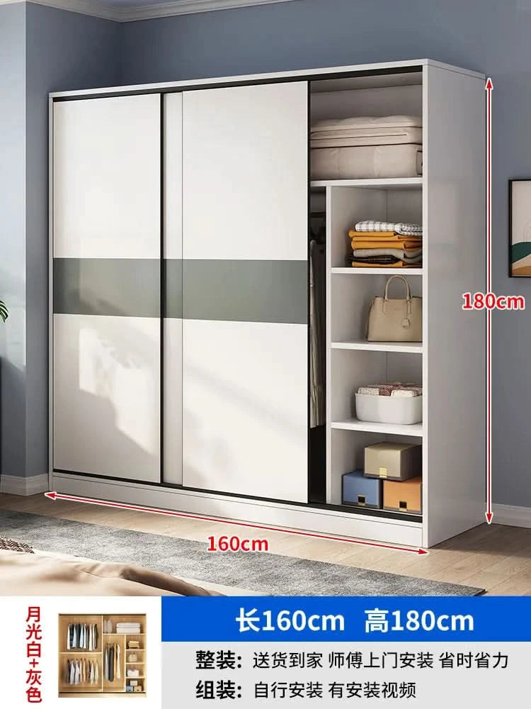 Bedroom Full Size Wardrobes Crafts Storage White Aesthetic Floor Small Wardrobe Dressers Sets Szafy Do Sypialni Home Furniture