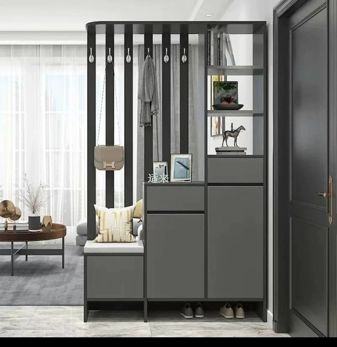 Modern simple large storage space multi-functional partition set furniture living room hall cabinetdrawer type storage Living ro