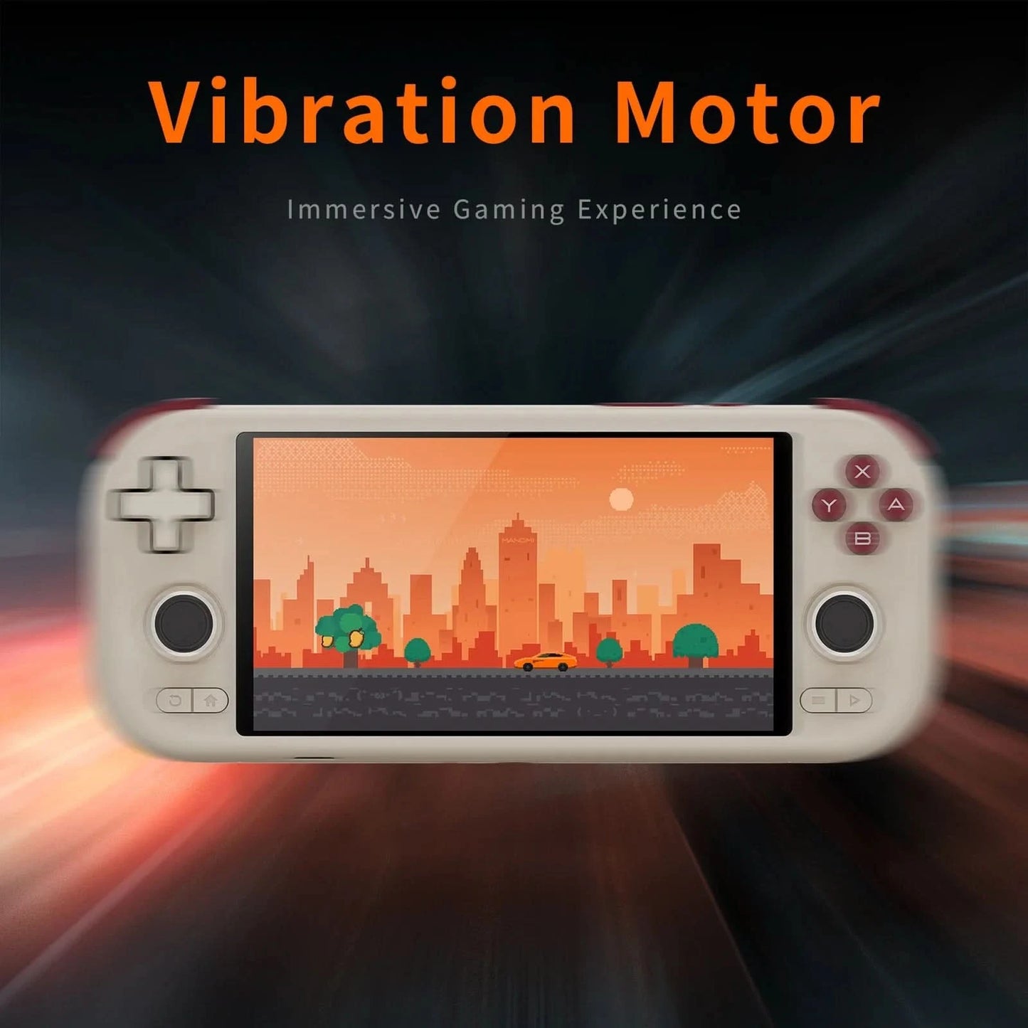 MANGMI AIR X Retro-Gaming-Handheld-Konsole Snapdragon 662 mit 5000mAh Akku 5,5-Zoll-Bildschirm RGB-Hall-Joystick-Spielkonsole