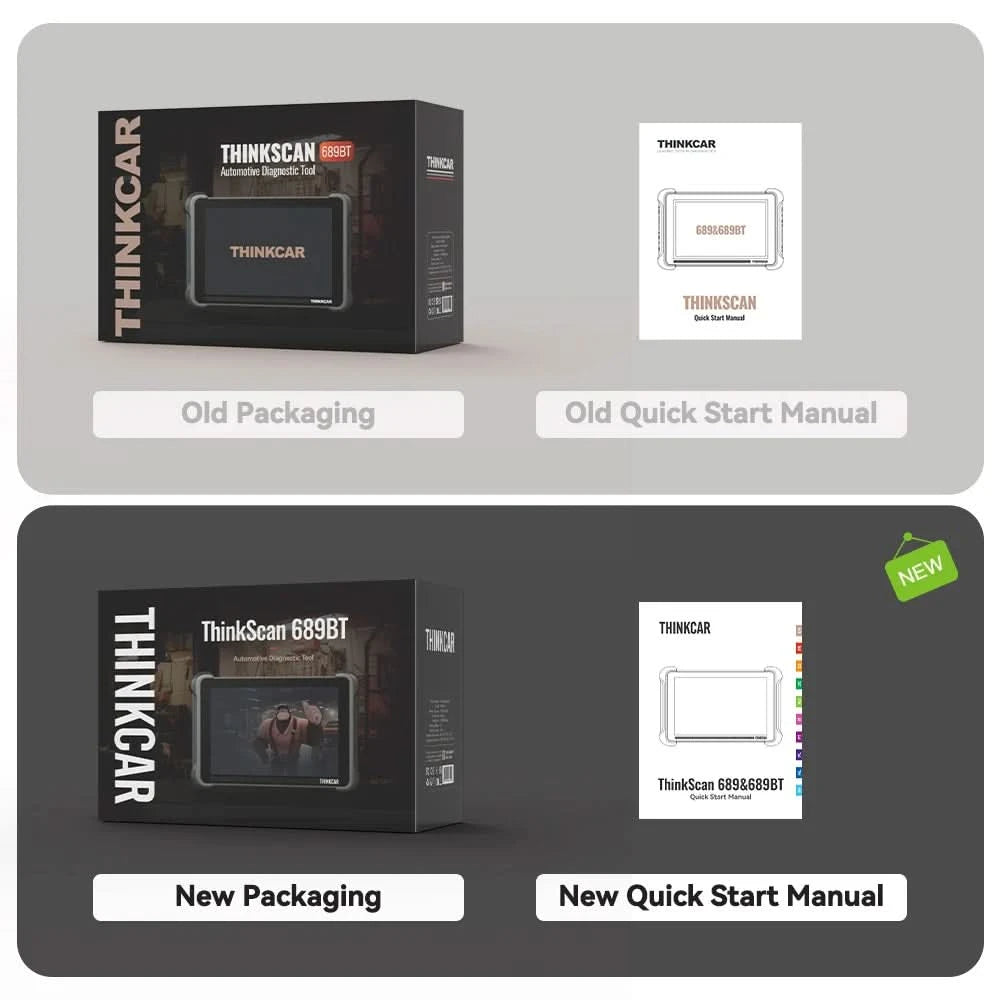 THINKCAR THINKSCAN 689BT Lebenslanger kostenloser Auto-Scanner Professionell 34 Reset ECU-Codierung bidirektional DOIP OBD2 Auto-Diagnose-Tools