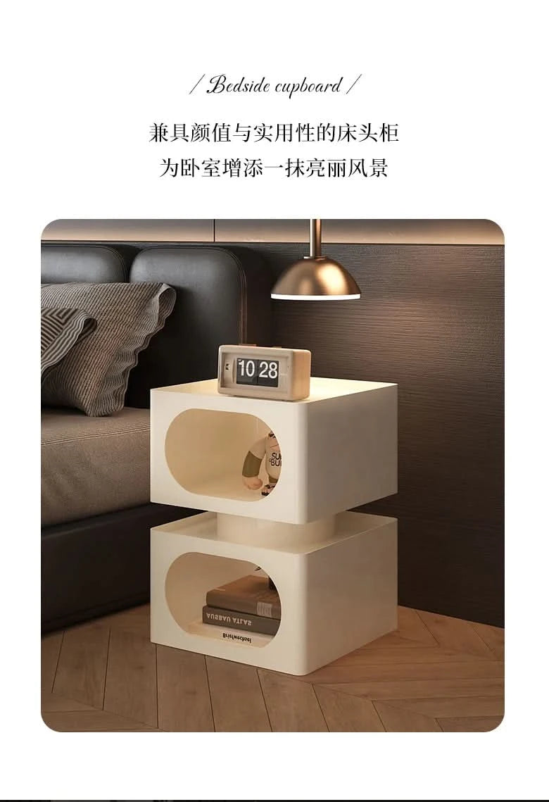 Bedroom Nightstands Side Bed Nordic Modern Corner Low Table Narrow Bedside Table Drawer Mesa De Noche Dormitorio Furniture