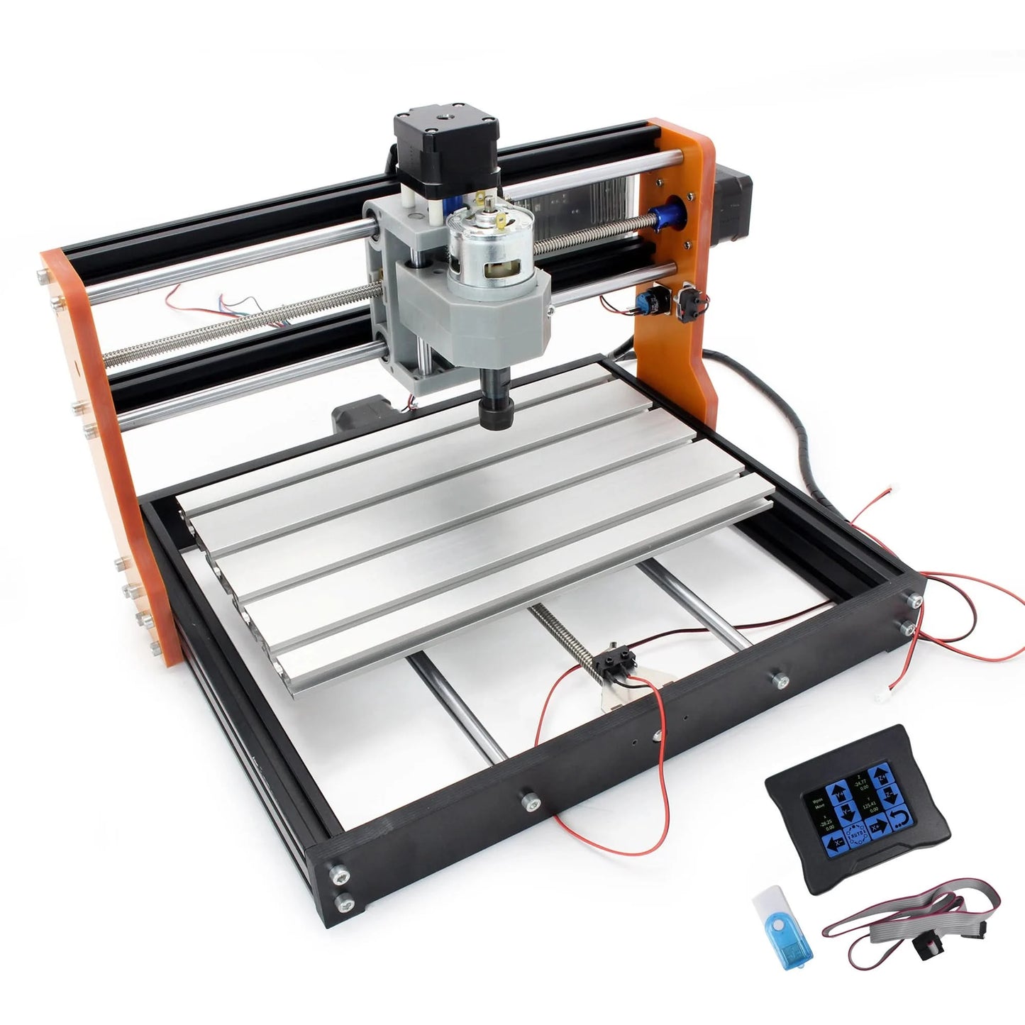 3018 Pro 3 Axis CNC GRBL Control DIY Mini Laser engraving Router Machine With E-stop + Off-line Controller