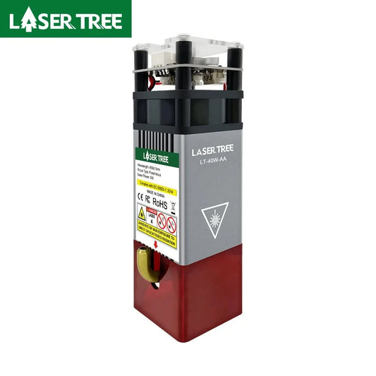 LASER TREE 4W 5W Power Laser Module 450nm TTL Blue Light Laser Head for Laser Engraving Cutting Wood DIY Tools