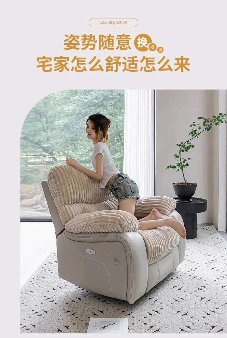 Lounge Recliner Living Room Sofa Game Cushion Relax Cinema Sofa Comfortable Minimalist Divani Da Soggiorno Home Furniture