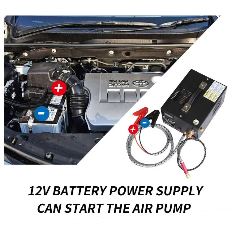 220V 12V PCP Luftkompressor 300Bar 4500psi Druckluftgewehr Tauchen Hochdruckpumpe 30MPA PCP Schießpumpe Inflator