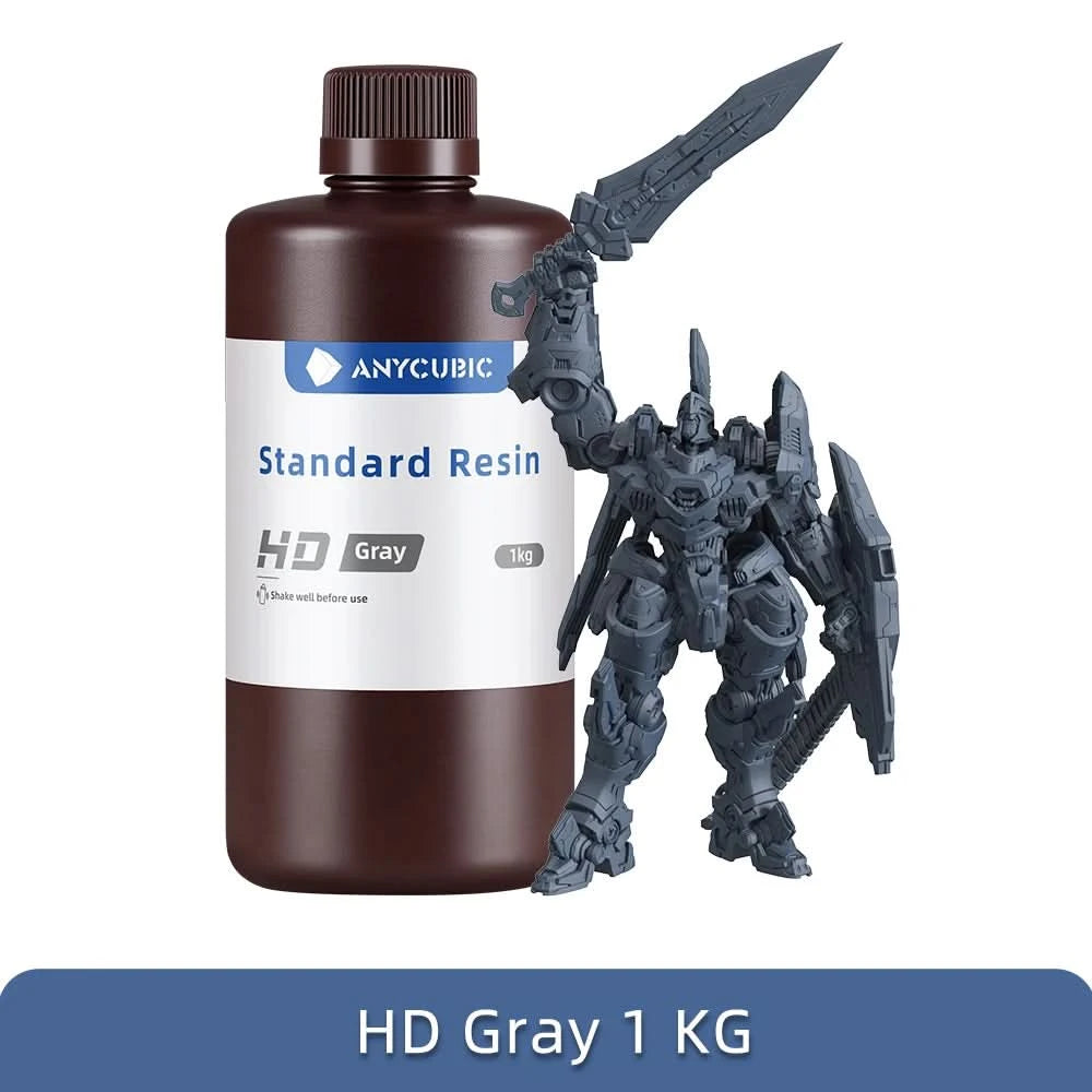 ANYCUBIC Standardharz 3D-Drucker Hochpräzises 405nm UV-härtendes Harz LCD 3D-Druck UV-Harzmaterialien für Photon Mono