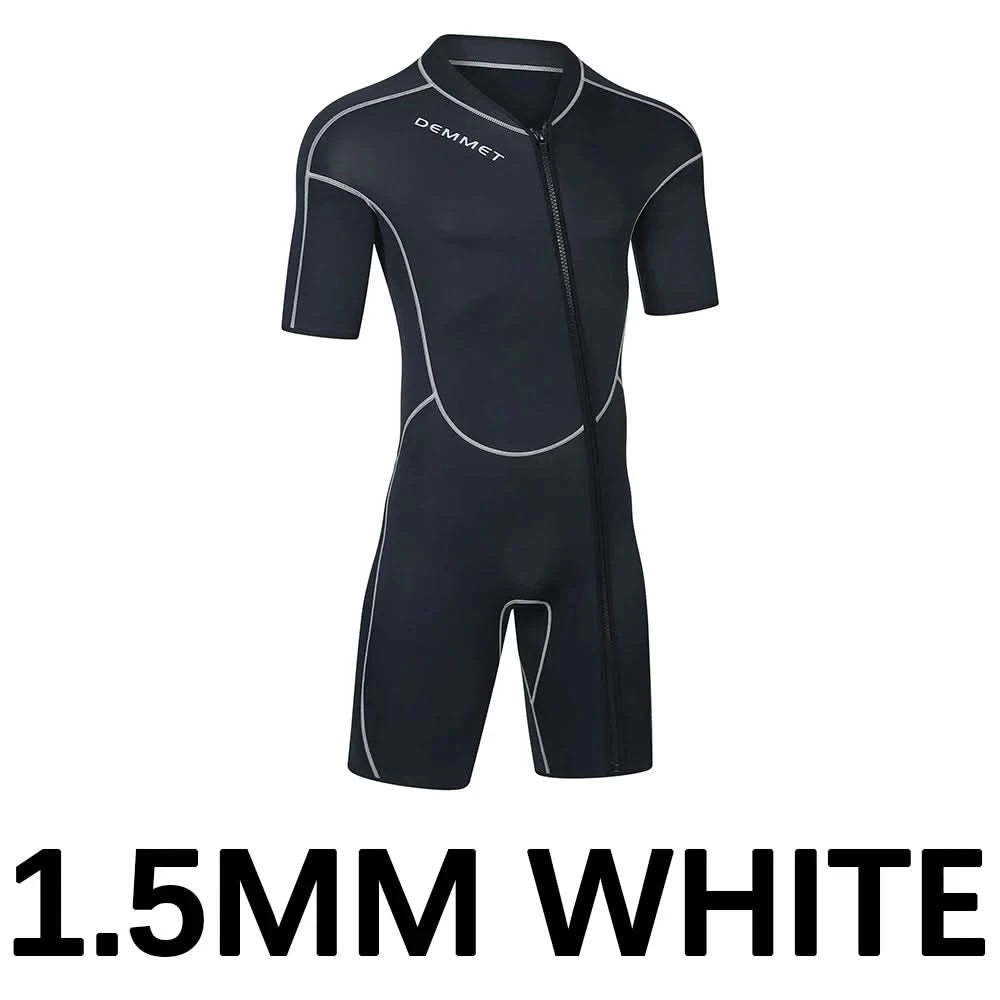Taucher-Neoprenanzug 1,5-3 mm, einteilig, Neopren, Herren und Damen, Ganzkörper-Neoprenanzug, Sonnenschutz, warm, Badeanzug, Schwimmen, Surfen, Schnorcheln