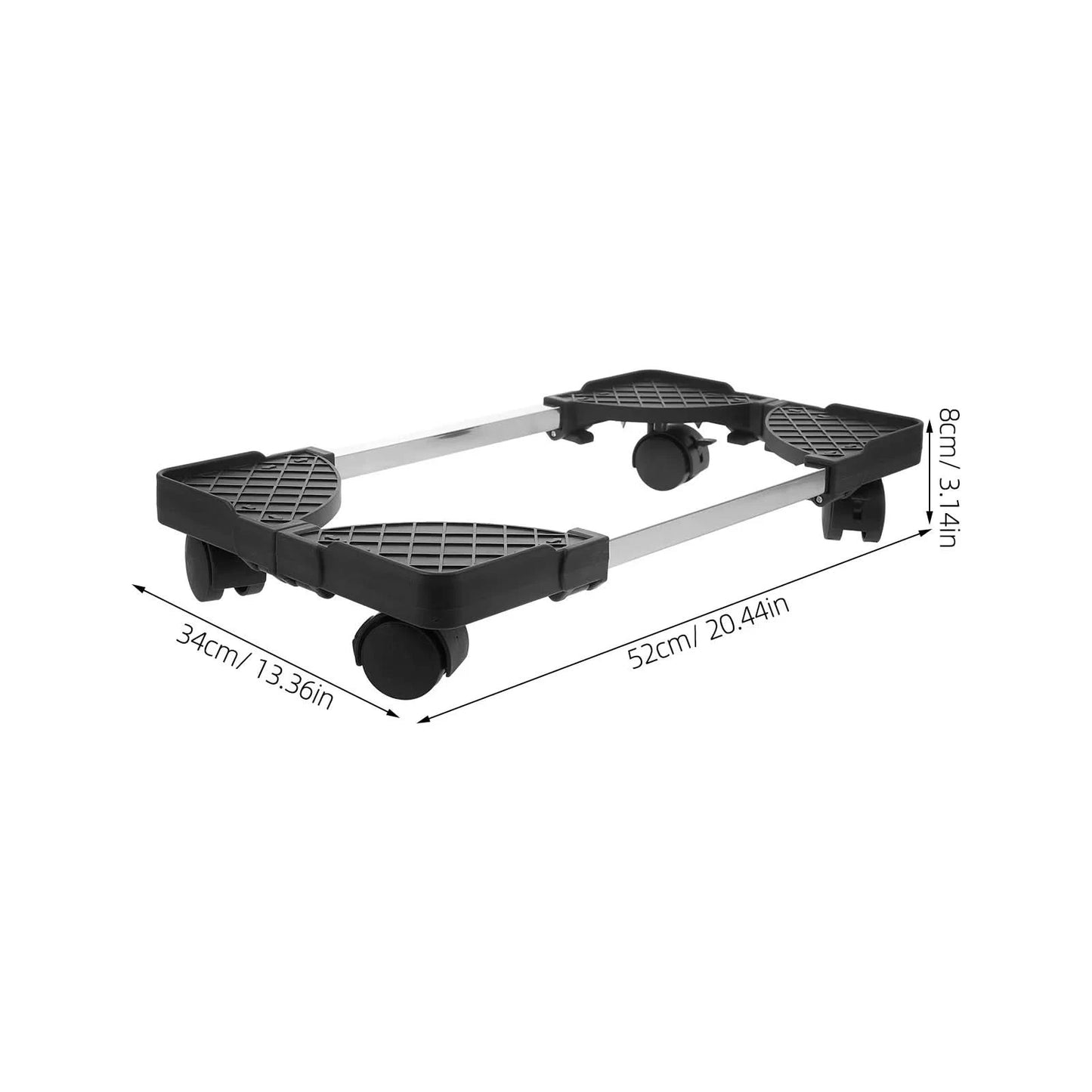 Pc Stand for Desktop Tower Computer with 4 Smooth Casters Movable Under Desk Floor Use Strong Stable Structure Polished Edges