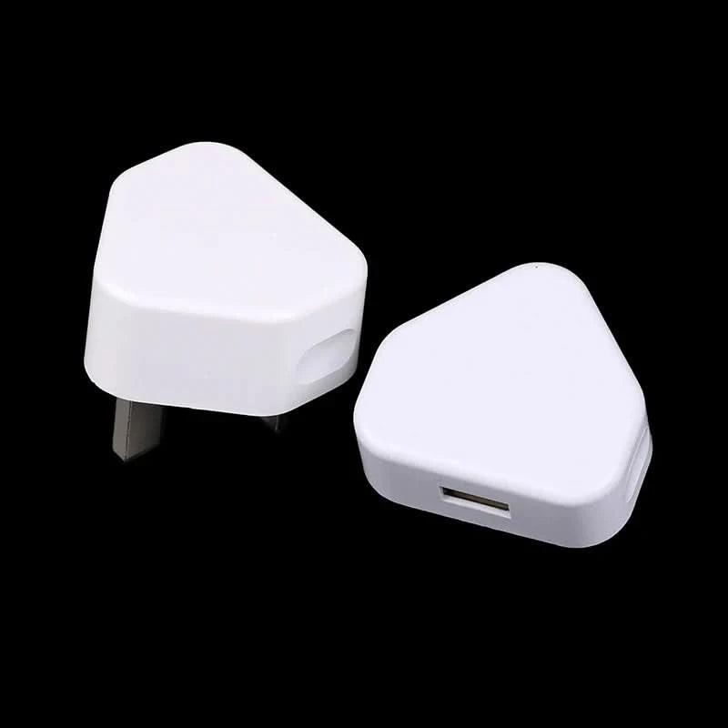HUAHUA2025 NEU 1 Stk. Dual Port Schnellladegerät 5 V/2,1 A, UK 3-Pol Wandadapter für Telefone & Tablets, Multi-Geräte USB Lade-Hub